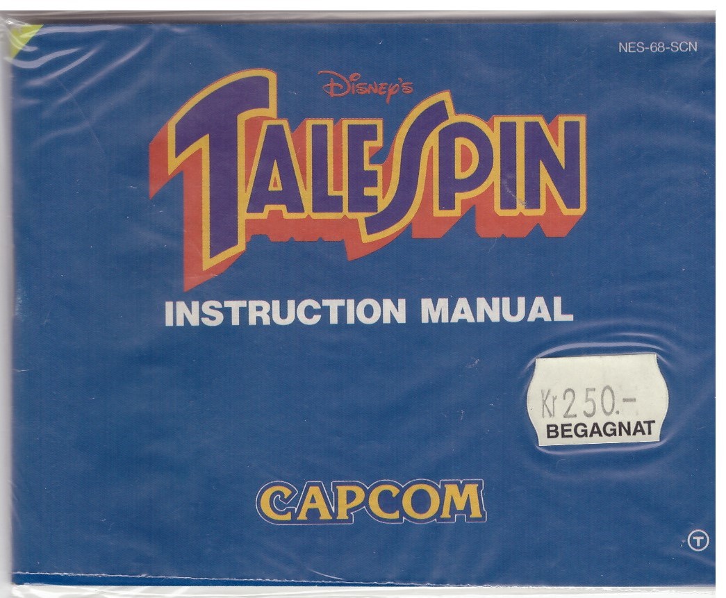 TALE SPIN (NES MANUAL)
